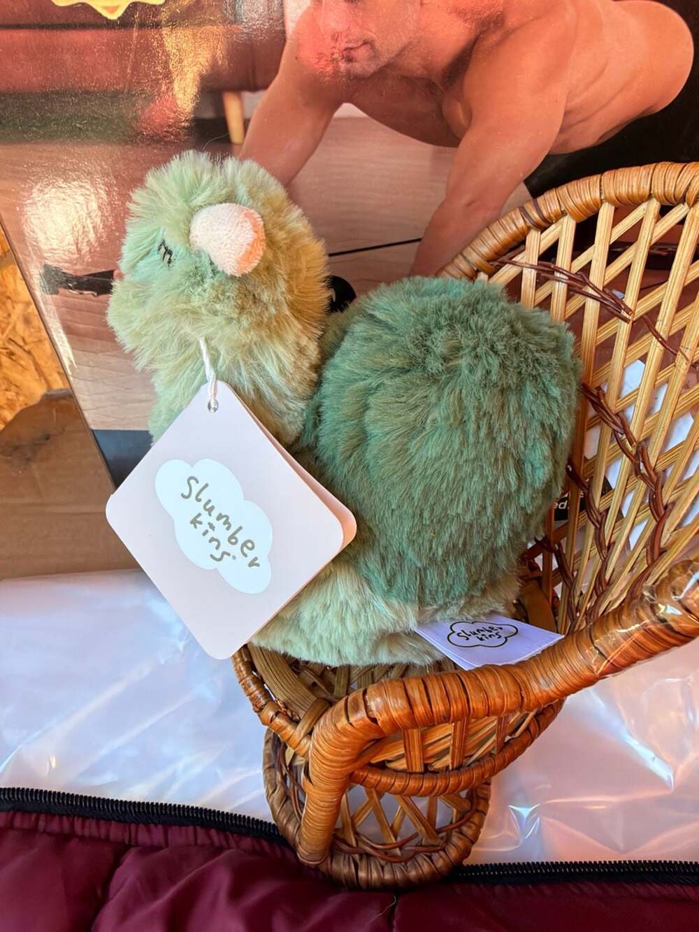 Slumberkins Snail Green Stuffed Animal Plush Toy